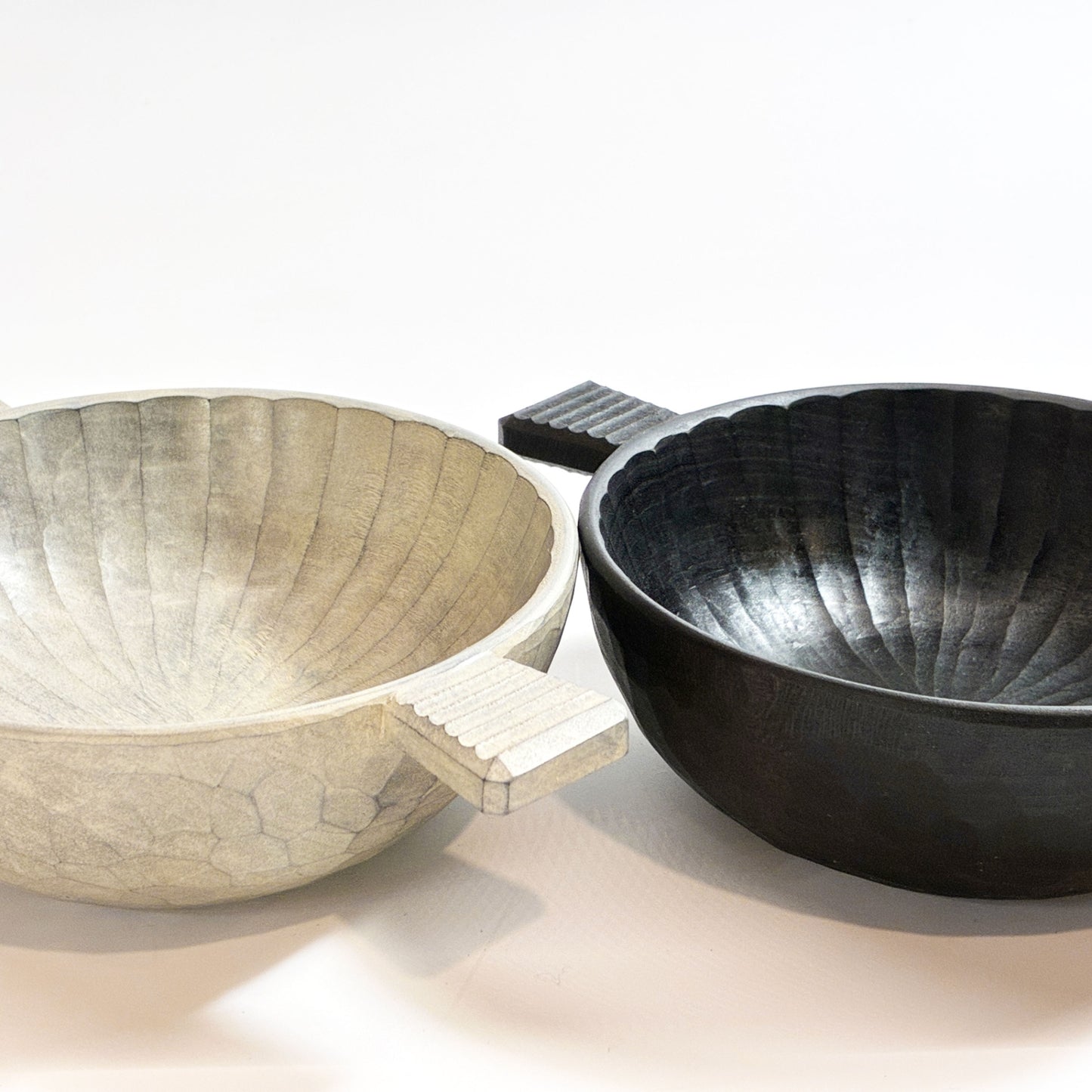 湯浅ロベルト淳 スープボウル 黒 口径13 × 幅19㎝ 現代作家 ★
