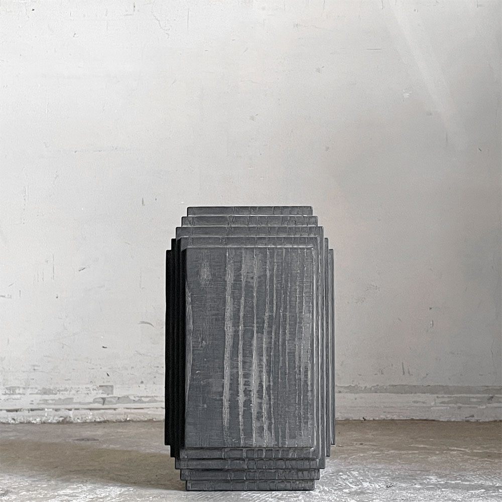 シモオ デザイン Shimoo Design 下尾和彦・さおり 浮様 Brion Vase Ｓ暗色 花器 フラワーベース H26cm 現代作家 雨晴 AMAHARE取り扱い ■