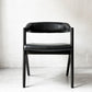 スクエアルーツ SQUARE ROOTS ランナチェア LANNA CHAIR ダイニングチェア アームチェア オーク材×牛革 レザー 美品 参考価格￥77,000- B ★