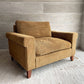 トラックファニチャー TRUCK FURNITURE FKソファ FK SOFA 1.5シーター F-21 グリーンコーデュロイ ウォールナット無垢材 定価￥352,000- ♪