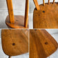 アーコール Ercol フープバックチェア ダイニングチェア スポークバック エルム材 UKビンテージ 英国家具 ♪