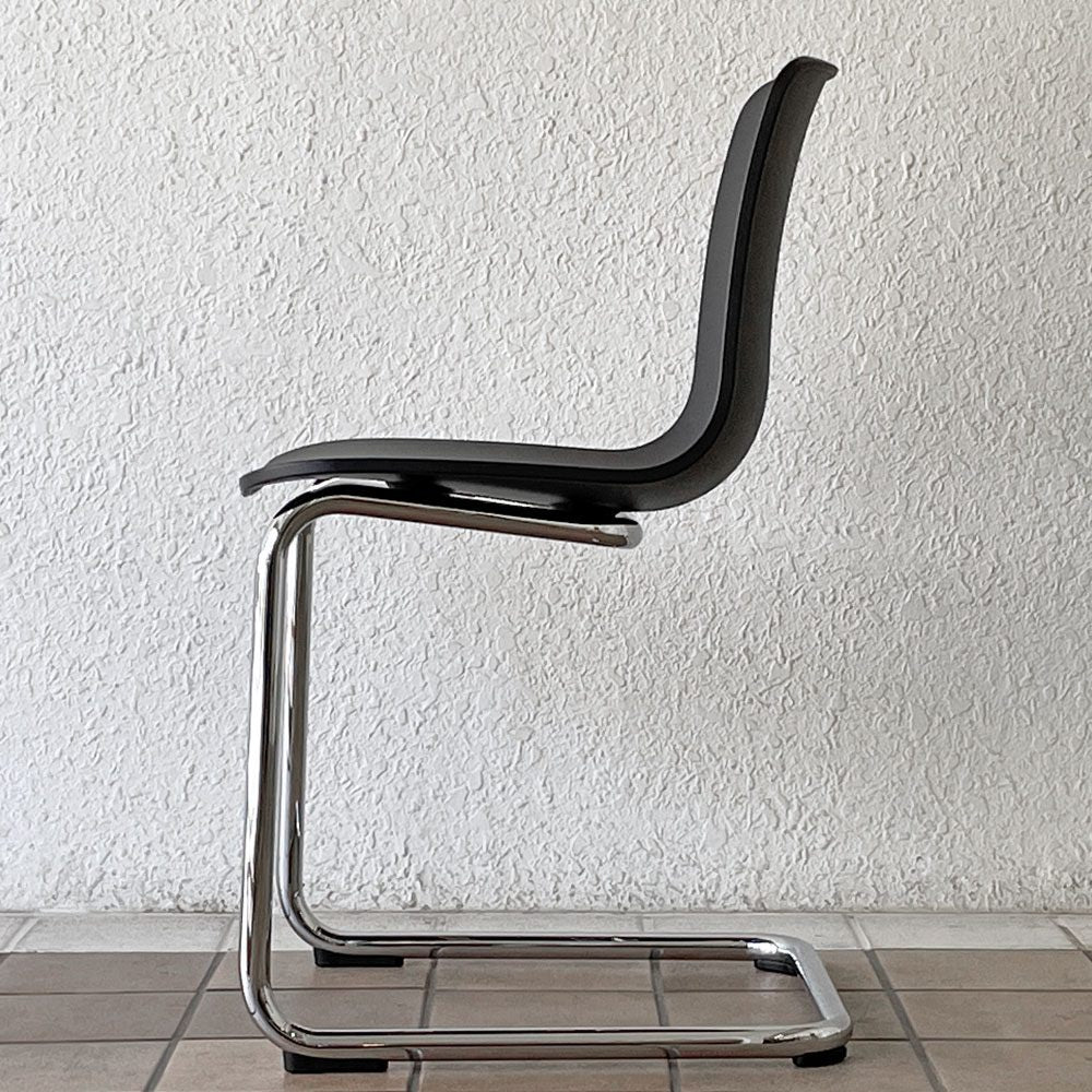 ヴィトラ Vitra ハル RE キャンチレバー HAL RE CANTILEVER ダイニングチェア ブラック ジャスパー モリソン 定価66,000円 B ◇