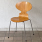 フリッツハンセン Fritz Hansen アントチェア 4本脚 ナチュラルビーチ ラッカー アルネ・ヤコブセン 北欧家具 E ◇