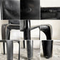 カッシーナ Cassina キャブチェア 412 CAB CHAIR アームレス 本革 ブラック マリオ・ベリーニ MoMA イタリアンモダン A ■
