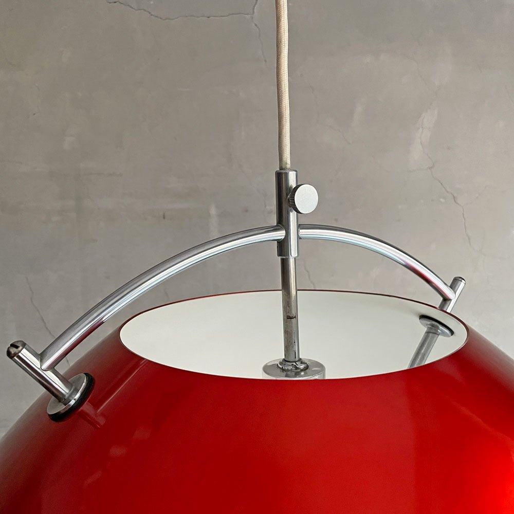 ルイスポールセン Louis Poulsen ザ・ペンダント THE PENDANT レッドカラー ウェグナーデザイン Hans j. Wegner デンマーク 北欧ビンテージ 希少 ♪