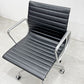 ハーマンミラー Herman Miller イームズアルミナムグループチェア マネージメントチェア アルミバフベース ガス圧昇降仕様 5本脚キャスタータイプ 本革 イームズ A 〓