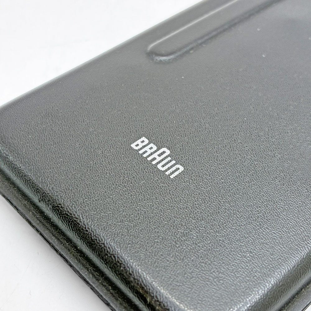 ブラウン BRAUN カーキュレーター 電卓 ET55 ブラック Type:4835 ディーター・ラムス Dieter Rams ドイツ 専用カバー付 ●