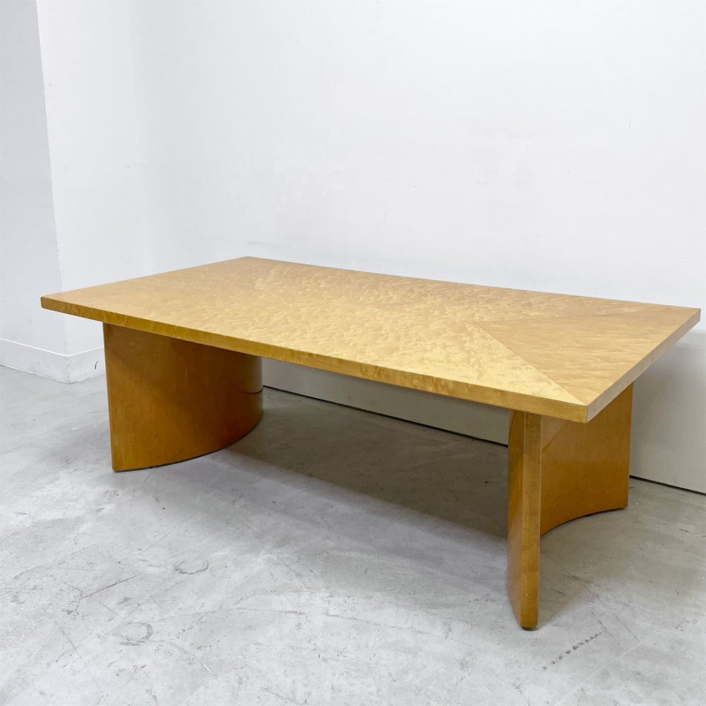 IDC大塚家具 OTSUKA スプレンダー SPLENDOR バーズアイメープル ローテーブル コーヒーテーブル センターテーブル ナチュラル モダン ●