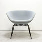 フリッツハンセン Fritz Hansen ポットチェア POT Chair ラウンジチェア ファブリック クリスチャンハウン ライトグレー系 スチールレッグ アルネ・ヤコブセン Arne Jacobsen  ●