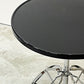 ダルトン DULTON X4 table X4テーブル カフェテーブル サイドテーブル ラウンド スチール クロームメッキ ブラック 折りたたみ式 インダストリアル 廃番 ●