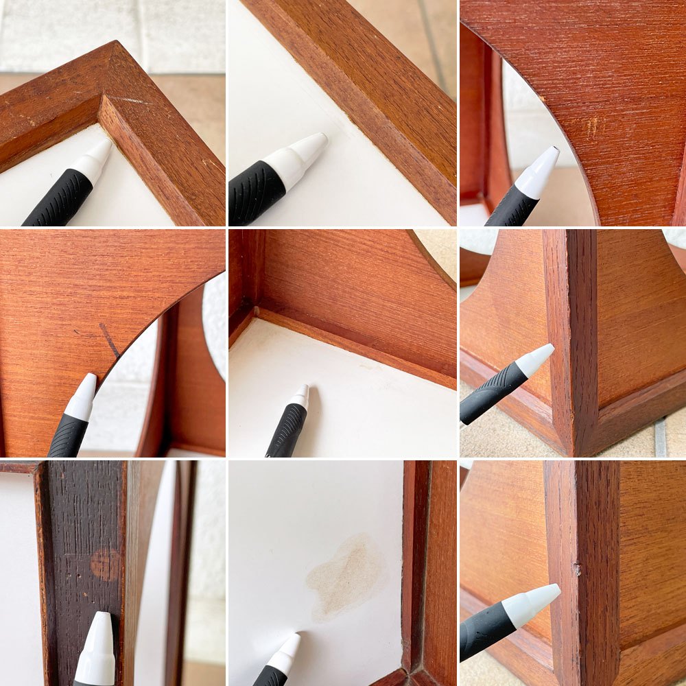 二葉家具 ビンテージ ハコテーブル チーク材 W40cm 原好輝 オープンシェルフ 自在家具 ミッドセンチュリーモダン 希少 A ◇