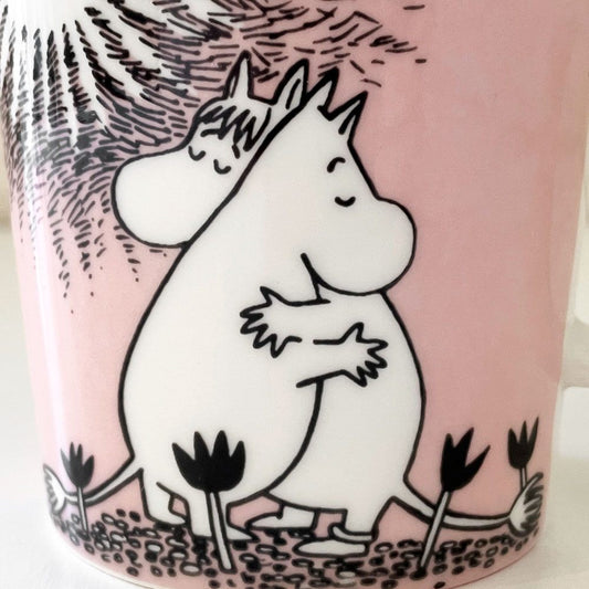 アラビア ARABIA ムーミンマグ MOOMIN ラブ Love ピンク フィンランド 北欧食器 旧ロゴ ◎