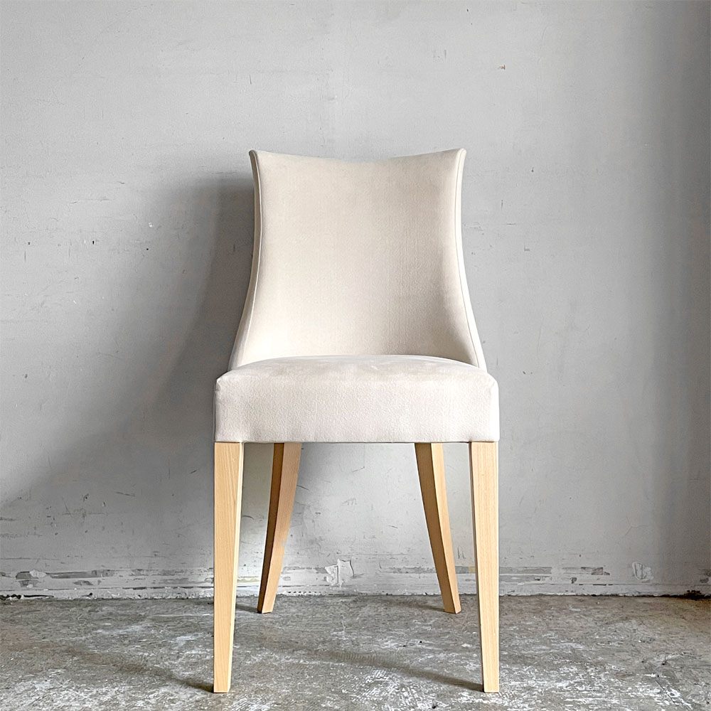 イデー IDEE アミチェア AMI CHAIR ダイニングチェア 1pソファ ラムース生地 アイボリー ■
