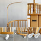 ストッケ STOKKE スリーピーベッド Sleepi Bed ブナ材 ナチュラル ロッド＆マットレス＆シーツ＆キャスター付 2段階サイズ 参考合計価格￥146,080- 〓