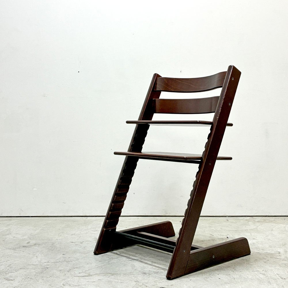 ストッケ STOKKE トリップトラップ TRIPP TRAPP ベビーチェア キッズチェア S/N無し ブラウン ノルウェー 北欧家具 ●