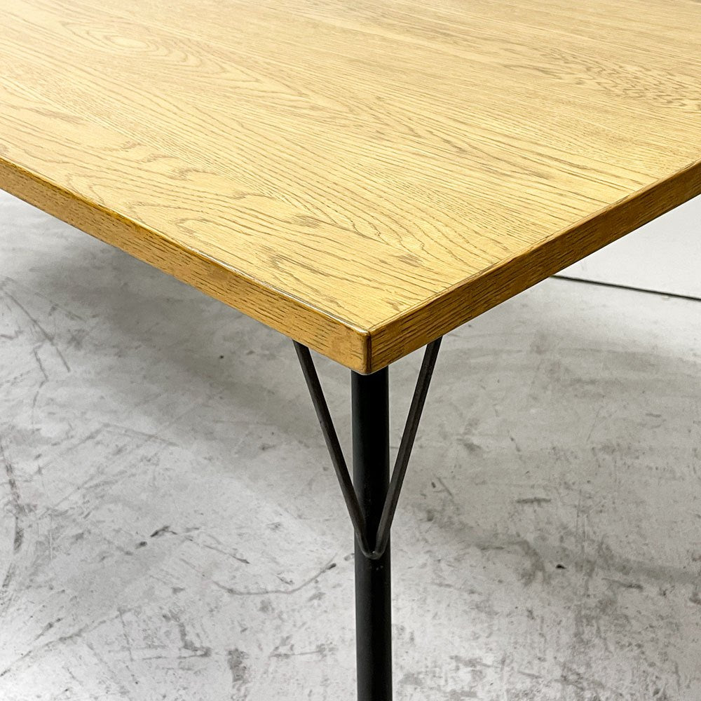 ジャーナルスタンダードファニチャー journal standard furniture サンク SENS ダイニングテーブル M W150 オーク無垢材 スチール インダストリアルデザイン ●