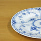 ロイヤルコペンハーゲン ROYAL COPENHAGEN ブルーフルーテッド ハーフレース プレート 17cm 北欧食器 B ◎