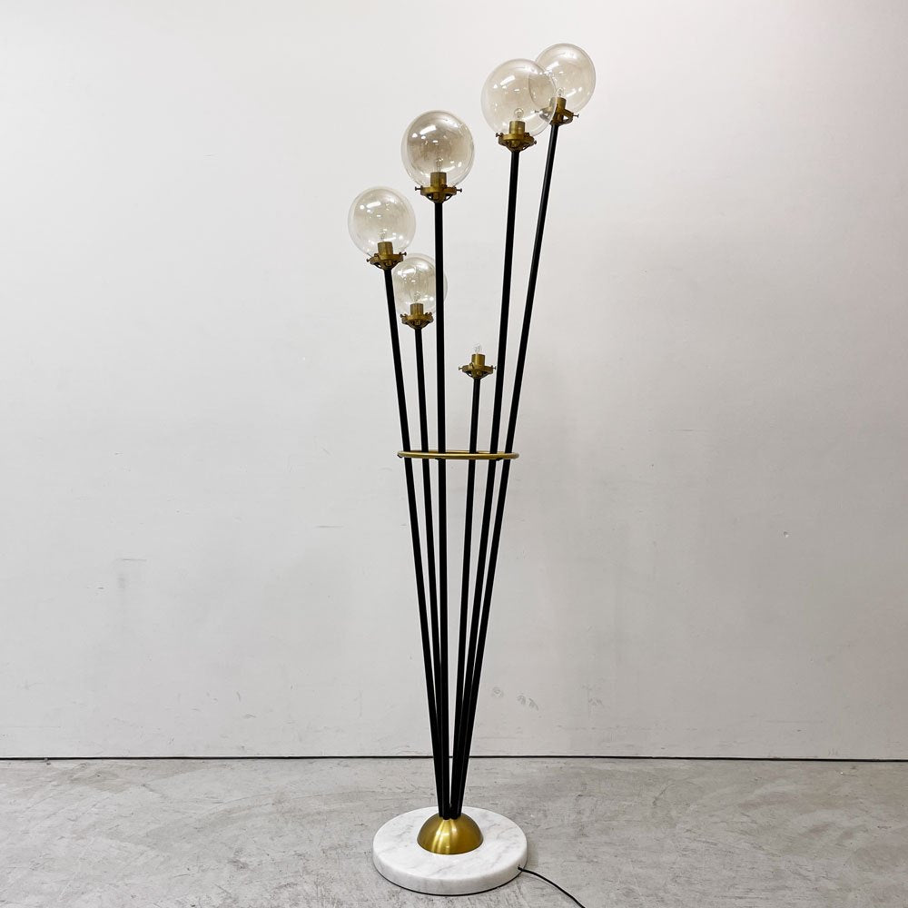 チェホマ chehoma フロアランプ Floor lamp Artifice フロアライト 6灯 マーブルベース クラシカルモダン ベルギー ●