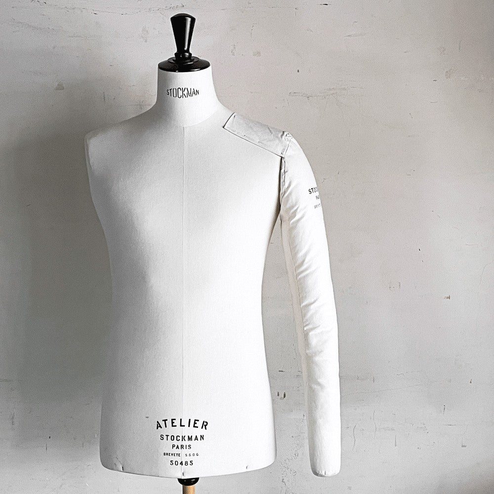 ストックマン STOCKMAN メンズ トルソー MENS ATELIER TYPE 50485 サイズ50 ウッドシャフト コットン 片アーム付き フランス ■
