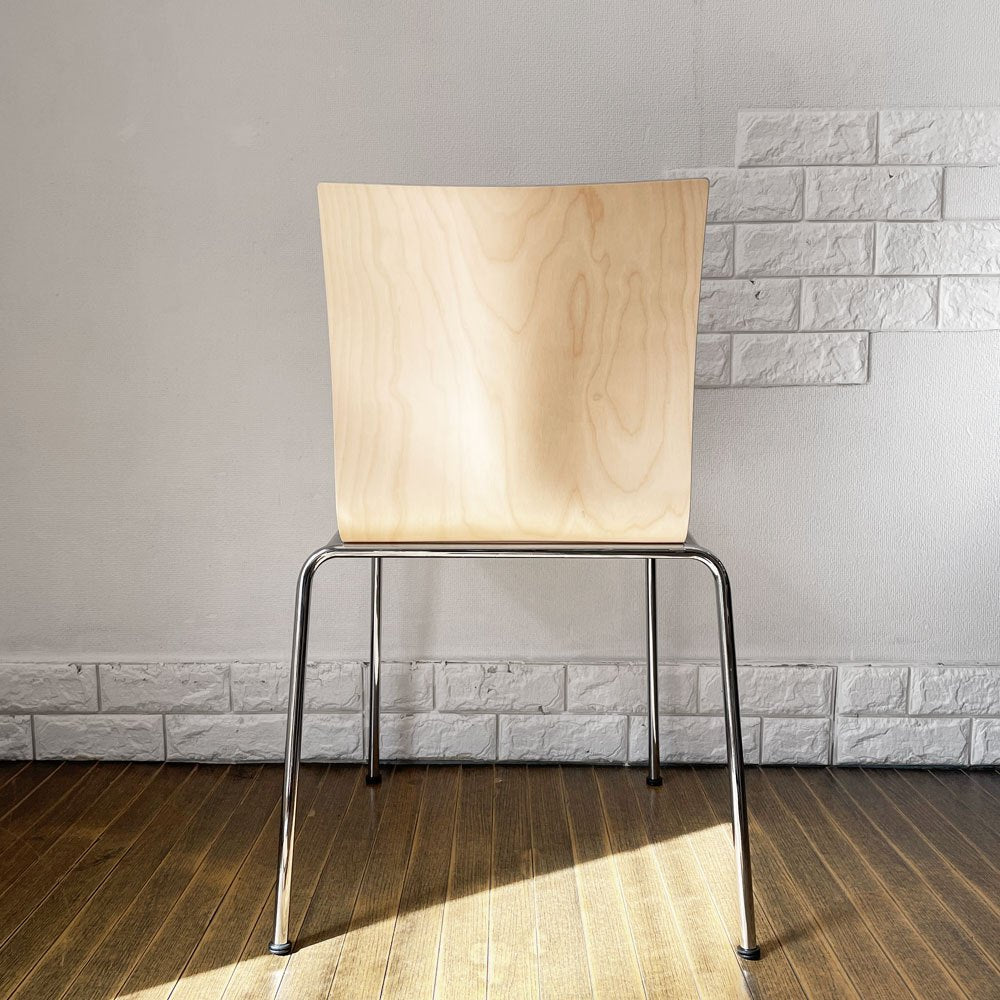 エンゲルブレヒト Engelbrechts チャリック CHAIRIK 101 ダイニングチェア スタッキング 4本脚 アッシュ 未使用品 定価63,800円 B ◎