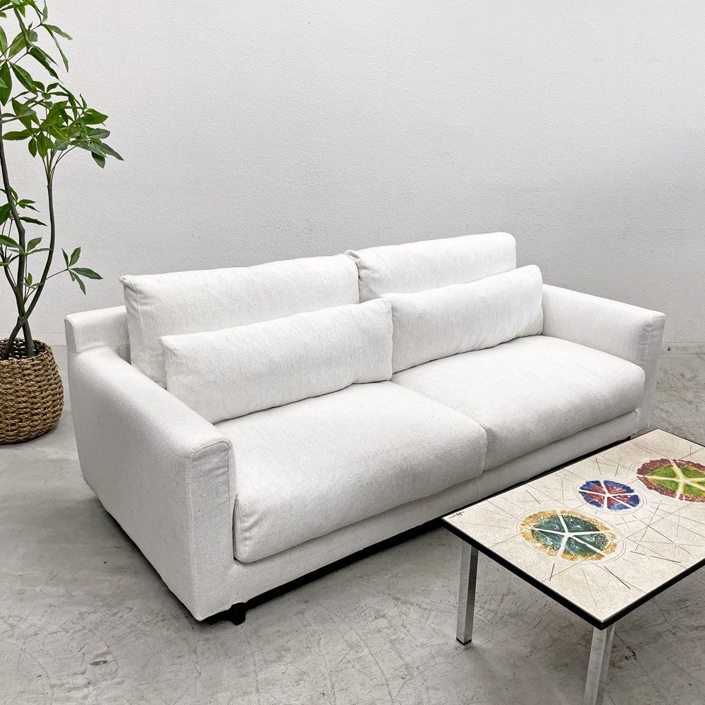 ノーウェアライクホーム NOWHERE LIKE HOME リフ RIFF 3Pソファ 3人掛け W206cm 関家具 展示未使用品 〓