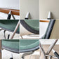 ハーマンミラー Herman Miller サイドシェルチェア セカンド 2nd ビンテージ アプホルスター スクールベース 肘掛けテーブル付 イームズ ミッドセンチュリー B ◇