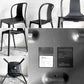 ヴィトラ Vitra ベルヴィルチェア Belleville Chair ダイニングチェア スタッキングチェア ディープブラック ロナン & エルワン・ブルレック C ■