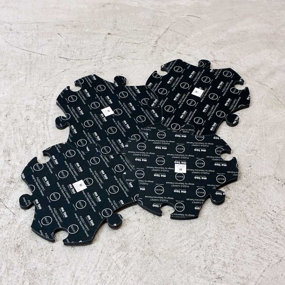 マジス MAGIS パズルカーペット PUZZLE CAPPET サンドカラー 4個セット pattern サテンドラ パクハレー 未使用保管品 キッズ家具 キッズルーム ベビー用品 イタリア ●