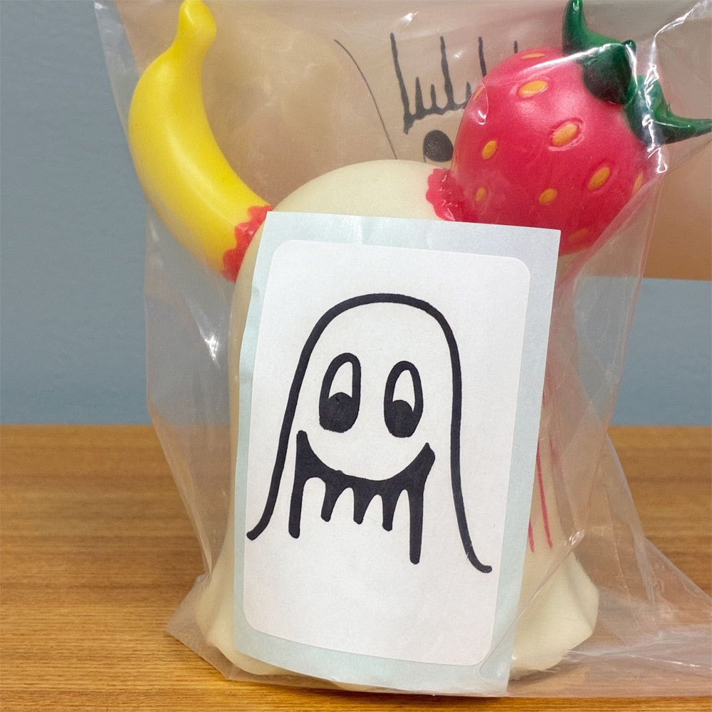 加賀美健 MILK MAN ソフビ コインバング 2016年 リミテッドエディション 10/50 蓄光 glow in the dark 直筆サイン入り ◎