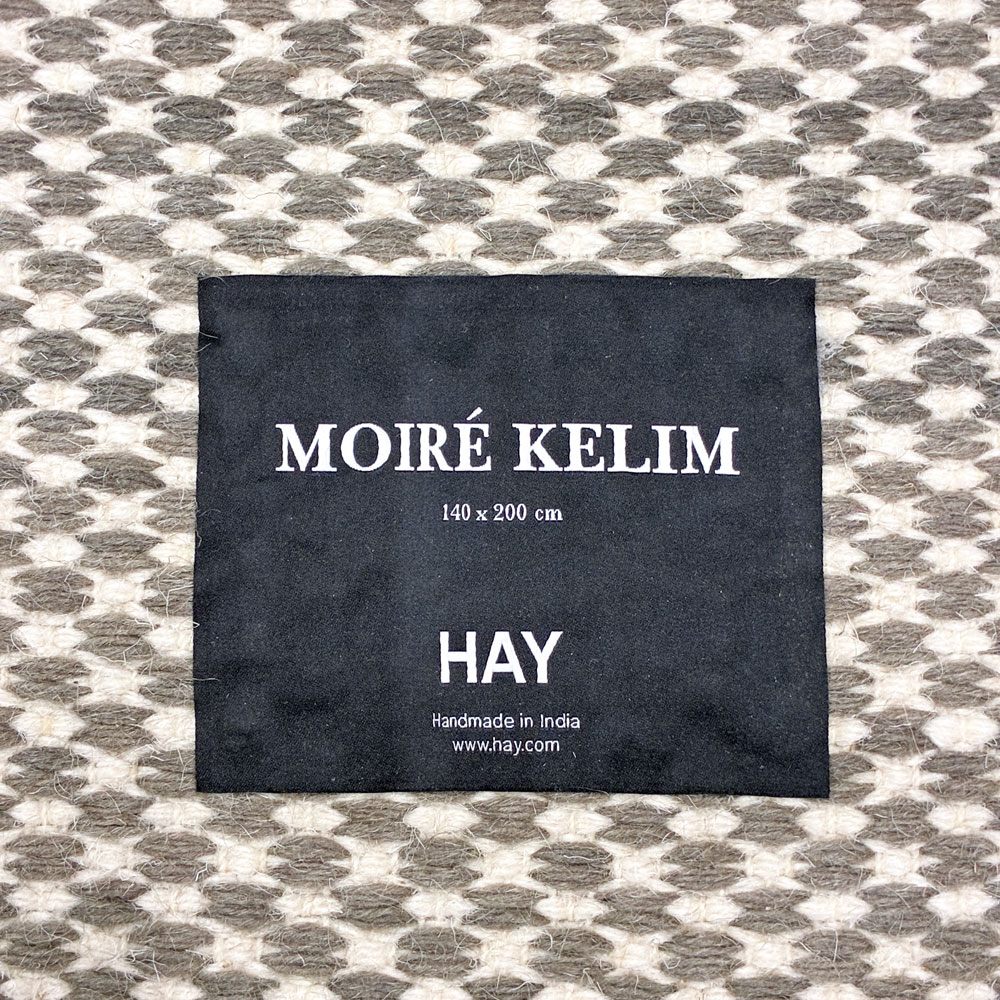 ヘイ HAY モアレ・ケリム Moire Kelim ラグ カーペット ウール 140×200cm 北欧 デンマーク ◎