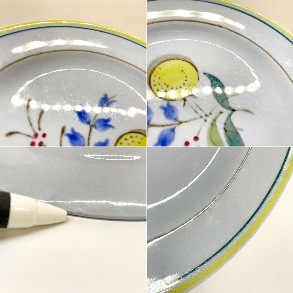 アラビア ARABIA ウィンドフラワー Wind Flower プレート Φ15㎝ 北欧ビンテージ オルガ・オソ 1960年代 北欧食器 C ★