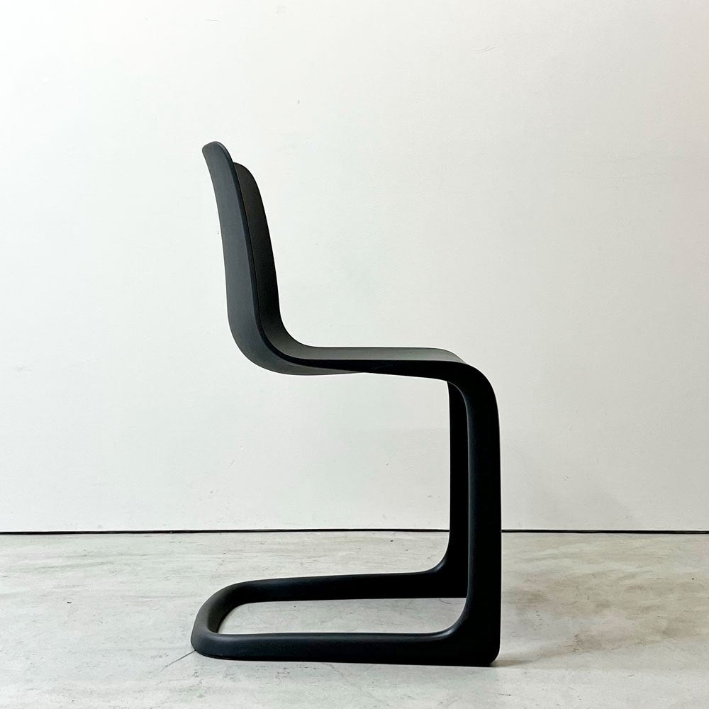 ヴィトラ vitra エヴォック EVO-C ダイニングチェア グラファイトグレー カンチレバー ジャスパー・モリソン ●