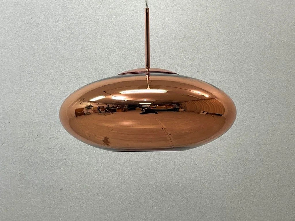 トムディクソン Tom Dixon コッパー ワイド ペンダントライト Copper Wide Pendant コッパー色 廃番 定価113,000円 箱付 展示美品 ●