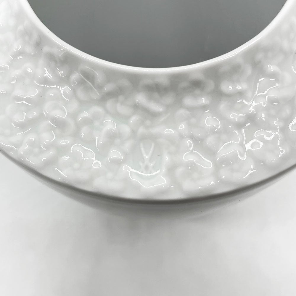 マイセン MEISSEN ロイヤルブロッサム Royal Blossom 花瓶 フラワーベース 磁器 箱付き ドイツ 美品 ●
