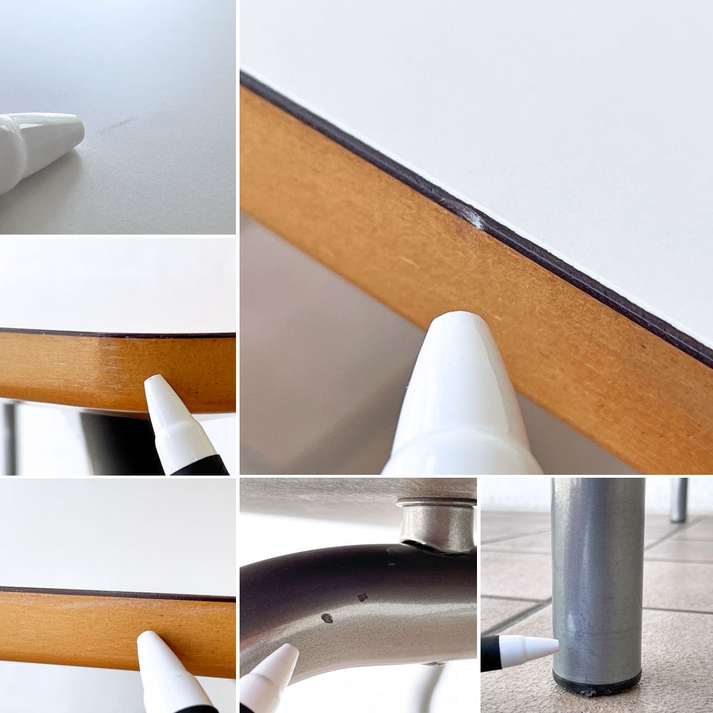 イノベーター innovator ダイニングテーブル スクエア 85cm メラミントップ スチール パイプレッグ 北欧 スウェーデン ◇