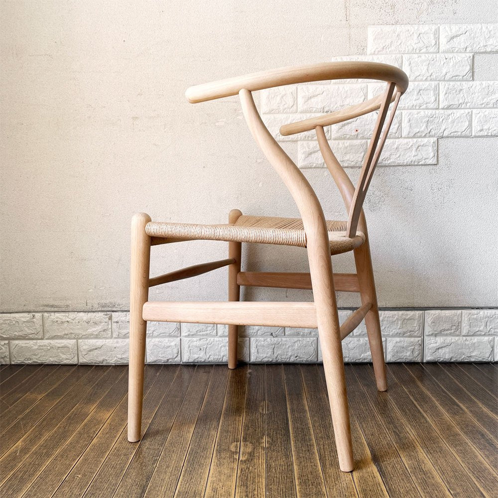 カールハンセン＆サン Carl Hansen & Son CH24 Yチェア ビーチ材 ソープ仕上げ 日本仕様サイズ ペーパーコード張替済 ハンス・J・ウェグナー デンマーク 北欧家具 ◎