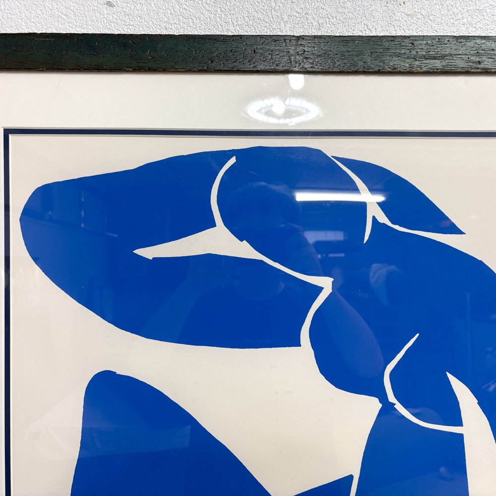 アンリ マティス Henri Matisse ブルーヌード2 Blue Nudes II シルクスクリーン ポスター W98×H103.5cm 額装品 ●