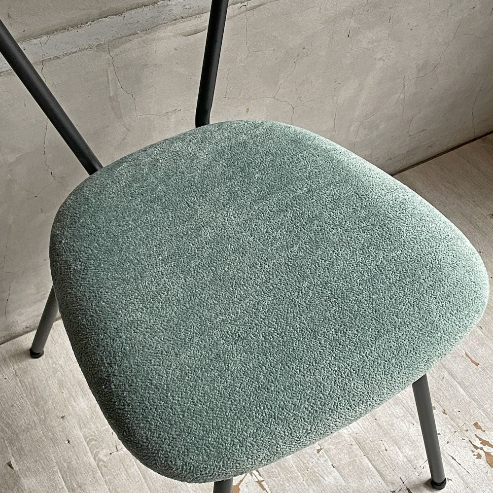 アクメファニチャー ACME Furniture グランビューチェア サード GRANDVIEW 3rd ダイニングチェア オーク材 ファブリック ライトブルー 美品 ♪