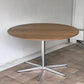 フリッツハンセン Fritz Hansen 円テーブル A825 ダイニングテーブル Φ120cm ウォールナット天板 アルネ・ヤコブセン 天板未使用品 2026年製 北欧家具 デンマーク 定価￥617,980- ◇