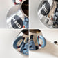 アレッシィ ALESSI 9097 シュガーボウル＆スプーン マイケル・グレイブス Michael Graves ステンレススチール プラスチック W13cm イタリア ◎
