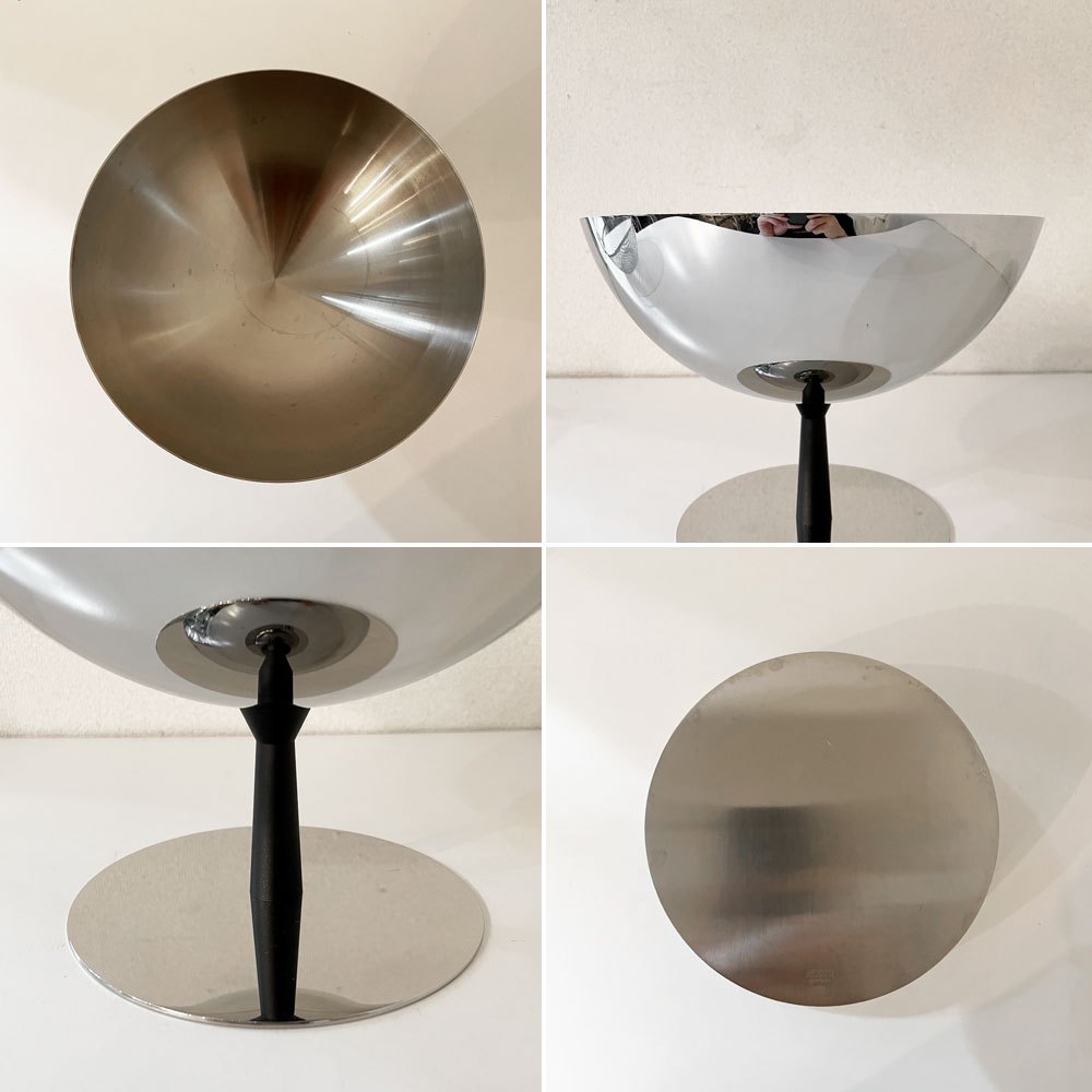 アレッシィ ALESSI AC04 フルーツボウル コランダー ザル 脚付 ステンレス製 アキッレ・カスティリオーニ Achille Castiglioni イタリア 参考価格￥43,989- ◎