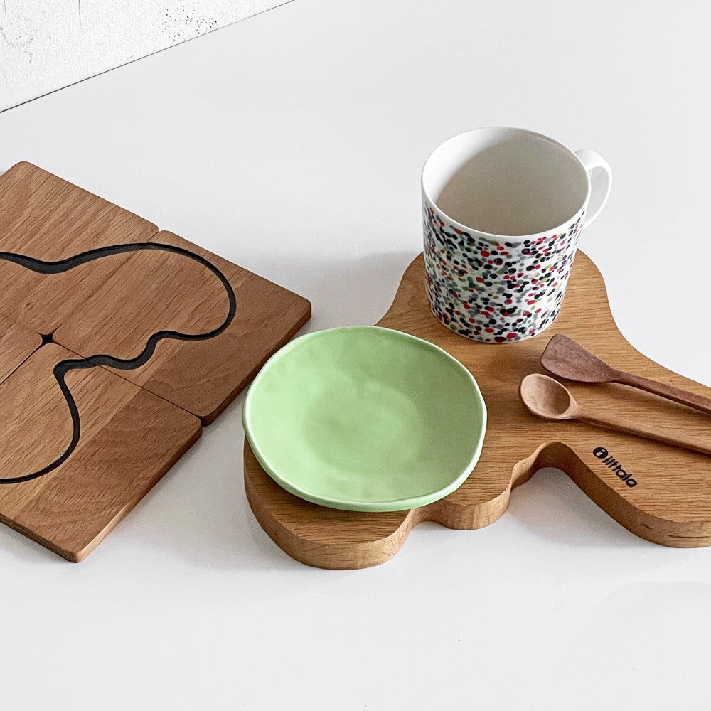 イッタラ iittala アルヴァ・アアルトコレクション Alvar Aalto Collection 木製サービングプラター トレイ Lサイズ 北欧雑貨 廃盤 ■