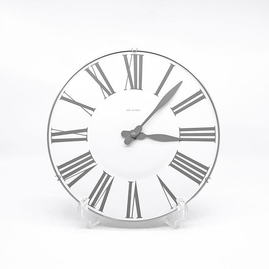 ローゼンダール ROSENDAHL ローマン ROMAN ウォールクロック 掛け時計 21cm アルネ・ヤコブセン デンマーク 現状品 ●
