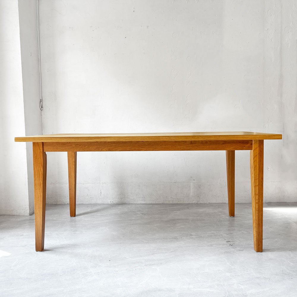 ザ・コンランショップ THE CONRAN SHOP バレル BARREL ダイニングテーブル W160cm ヨーロピアンオーク材 無垢集成材 ナチュラルスタイル 定価￥260.000- ★
