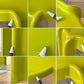 カルテル Kartell ネストテーブル Nesting Tables ジオット・ストッピーノ 3点セット ライムグリーン イタリアモダン オーストラリア製 希少 ◇