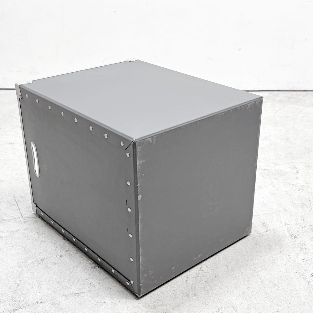 ユーエスエムハラー USMハラー USM Haller モジュラーファニチャー ブラック系 純正 パスコボックス 収納ボックス W34×Ｈ43 スイス Ｂ ●