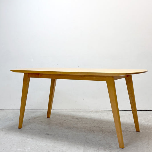 イデー IDEE アーク ARC ダイニングテーブル メープル無垢材 ナチュラルスタイル 北欧スタイル W160cm ●