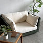 アルフレックス arflex エーソファ A SOFA 1.5人掛けソファ アームソファ W127.5cm ファブリック ダークグリーン フェザークッション付き 〓