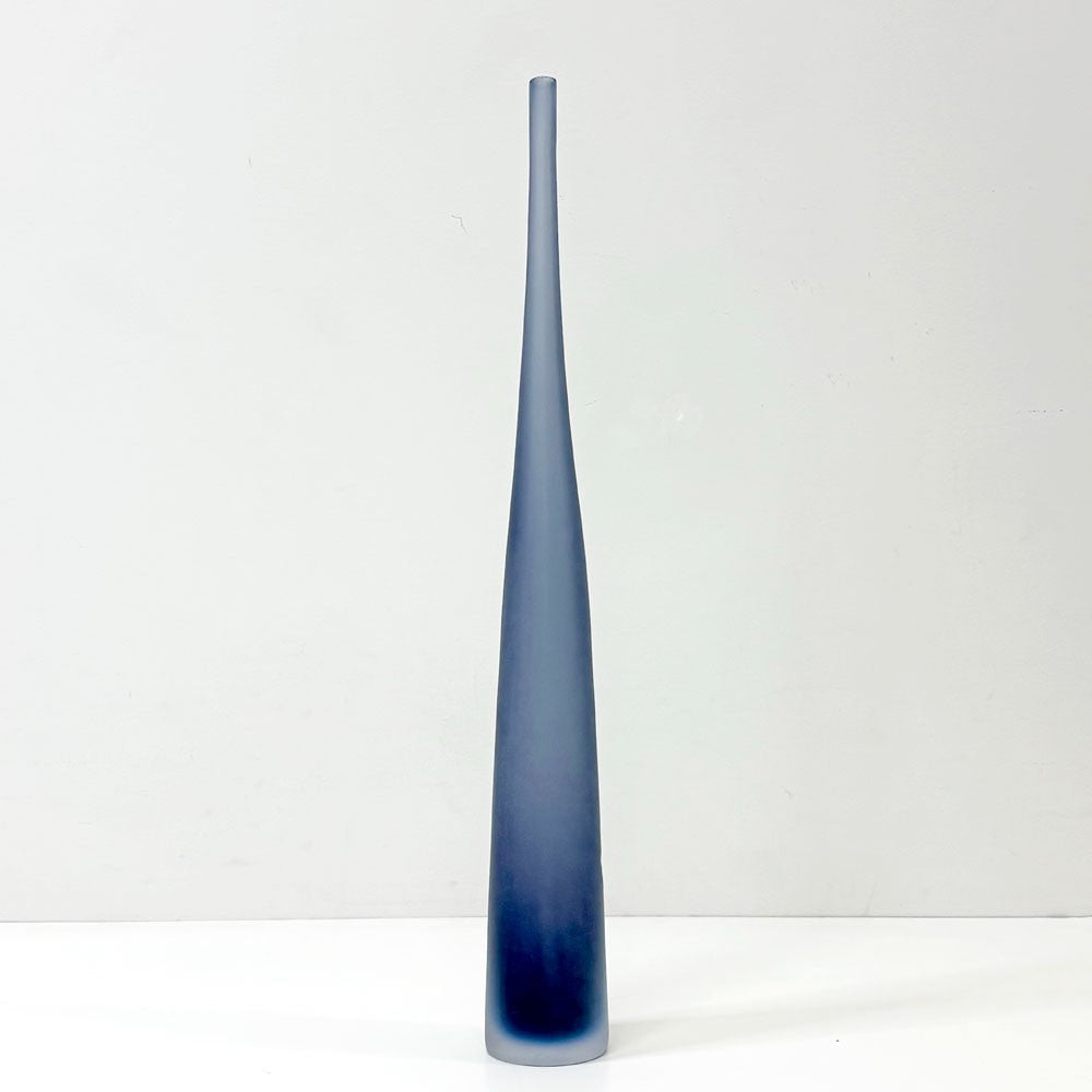 アーケード Arcade バンブーベース Bambu vase ガラスベース  フラワーベース ローラ・デ・サンティジャーナ イタリア ムラーノガラス ブルー  ●