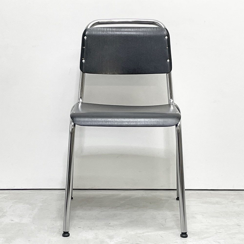 ヘイ HAY ハーフタイムチェア HALFTIME CHAIR ダイニングチェア スタッキング プライウッド スチール ブラック 北欧 デンマーク モダン 現状品 A ●